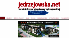 What Jedrzejowska.net website looked like in 2017 (6 years ago)