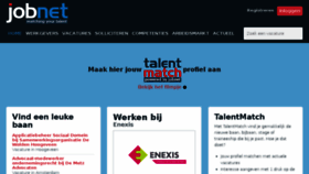What Jobnet.nl website looked like in 2017 (6 years ago)
