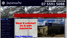 What Japanache.com.au website looked like in 2017 (6 years ago)