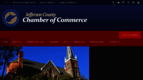 What Jeffersoncountywvchamber.org website looked like in 2017 (6 years ago)
