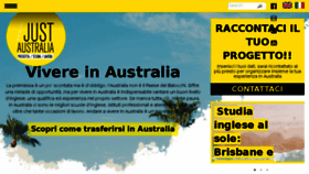 What Justaustralia.it website looked like in 2017 (6 years ago)