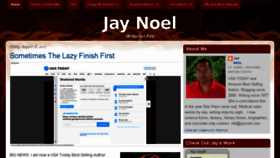 What Jaynoel.com website looked like in 2017 (6 years ago)