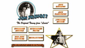 What Jonprovost.com website looked like in 2017 (6 years ago)