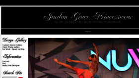 What Jordangraceprincesswear.com website looked like in 2017 (6 years ago)