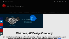What Jazdesignco.com website looked like in 2017 (6 years ago)