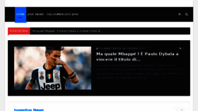 What Juve-news.it website looked like in 2017 (6 years ago)