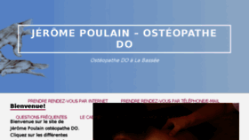 What Jeromepoulain-osteopathe.fr website looked like in 2017 (6 years ago)
