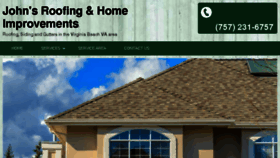 What John-roofing-home-improvements.com website looked like in 2017 (6 years ago)