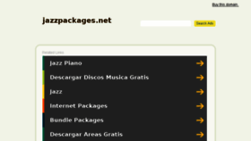 What Jazzpackages.net website looked like in 2017 (6 years ago)