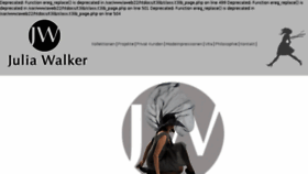 What Juliawalker.de website looked like in 2017 (6 years ago)