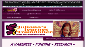 What Julianasjourney.org website looked like in 2017 (6 years ago)