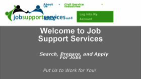 What Jobsupportservices.com website looked like in 2017 (6 years ago)