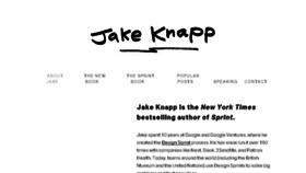 What Jakeknapp.com website looked like in 2017 (6 years ago)