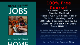 What Jobsicandofromhome.com website looked like in 2017 (6 years ago)