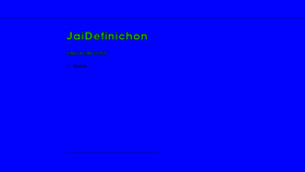 What Jaidefinichon.tv website looked like in 2017 (6 years ago)