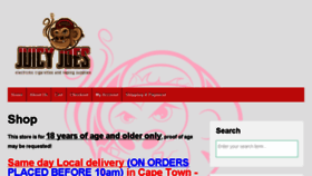 What Juicyjoes.co.za website looked like in 2017 (6 years ago)
