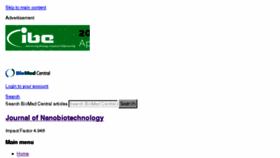 What Jnanobiotechnology.com website looked like in 2017 (6 years ago)