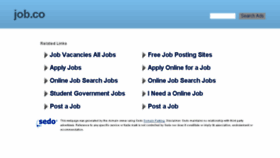 What Job.co website looked like in 2017 (6 years ago)