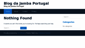 What Jamba.pt website looked like in 2017 (6 years ago)