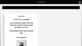 What Javapodz.com website looked like in 2017 (7 years ago)