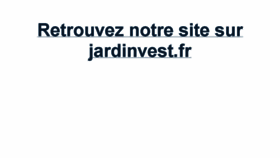 What Jardinvest.com website looked like in 2017 (6 years ago)