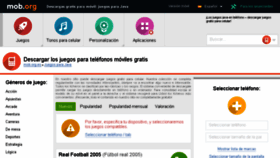 What Java.mob.org.es website looked like in 2017 (6 years ago)