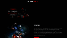 What Justbet.cx website looked like in 2017 (6 years ago)