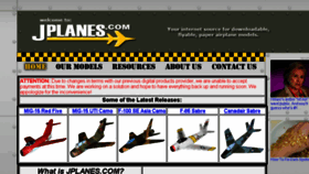 What Jplanes.com website looked like in 2017 (6 years ago)