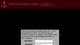 What Jjkellerclientcenter.com website looked like in 2017 (6 years ago)