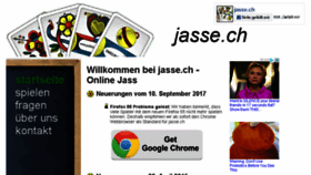 What Jasse.ch website looked like in 2017 (6 years ago)