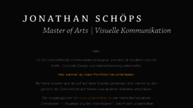 What Jonathanschoeps.com website looked like in 2017 (6 years ago)