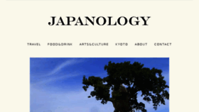 What Japanology.org website looked like in 2017 (6 years ago)