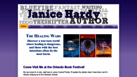 What Janicehardy.com website looked like in 2017 (6 years ago)