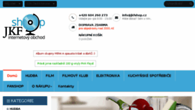 What Jkfshop.cz website looked like in 2017 (6 years ago)
