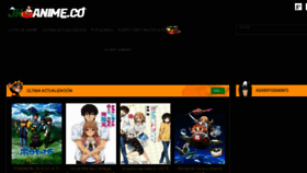 What Jkanime.co website looked like in 2017 (6 years ago)