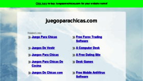 What Juegoparachicas.com website looked like in 2017 (6 years ago)