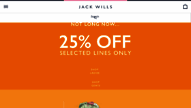 What Jackwills.hk website looked like in 2017 (6 years ago)