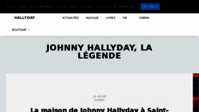 What Johnny-legend.fr website looked like in 2017 (6 years ago)