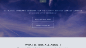 What Jonasjohn.de website looked like in 2017 (7 years ago)