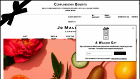 What Jomalone.com website looked like in 2017 (6 years ago)