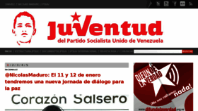 What Juventud.psuv.org.ve website looked like in 2017 (6 years ago)