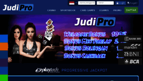 What Judipro.com website looked like in 2018 (6 years ago)