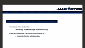 What Jankoester.de website looked like in 2018 (6 years ago)
