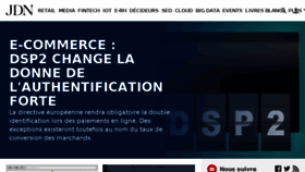What Journaldunet.fr website looked like in 2018 (6 years ago)