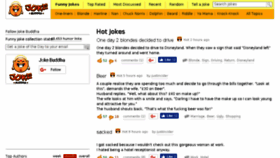 What Jokebuddha.com website looked like in 2018 (6 years ago)
