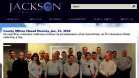 What Jacksongov.org website looked like in 2018 (6 years ago)