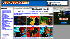 What Jeuxjeux2.com website looked like in 2018 (6 years ago)