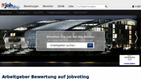 What Jobvoting.de website looked like in 2018 (6 years ago)