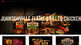What Johnsonville.com website looked like in 2018 (6 years ago)