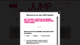 What Jump.eu.com website looked like in 2018 (6 years ago)